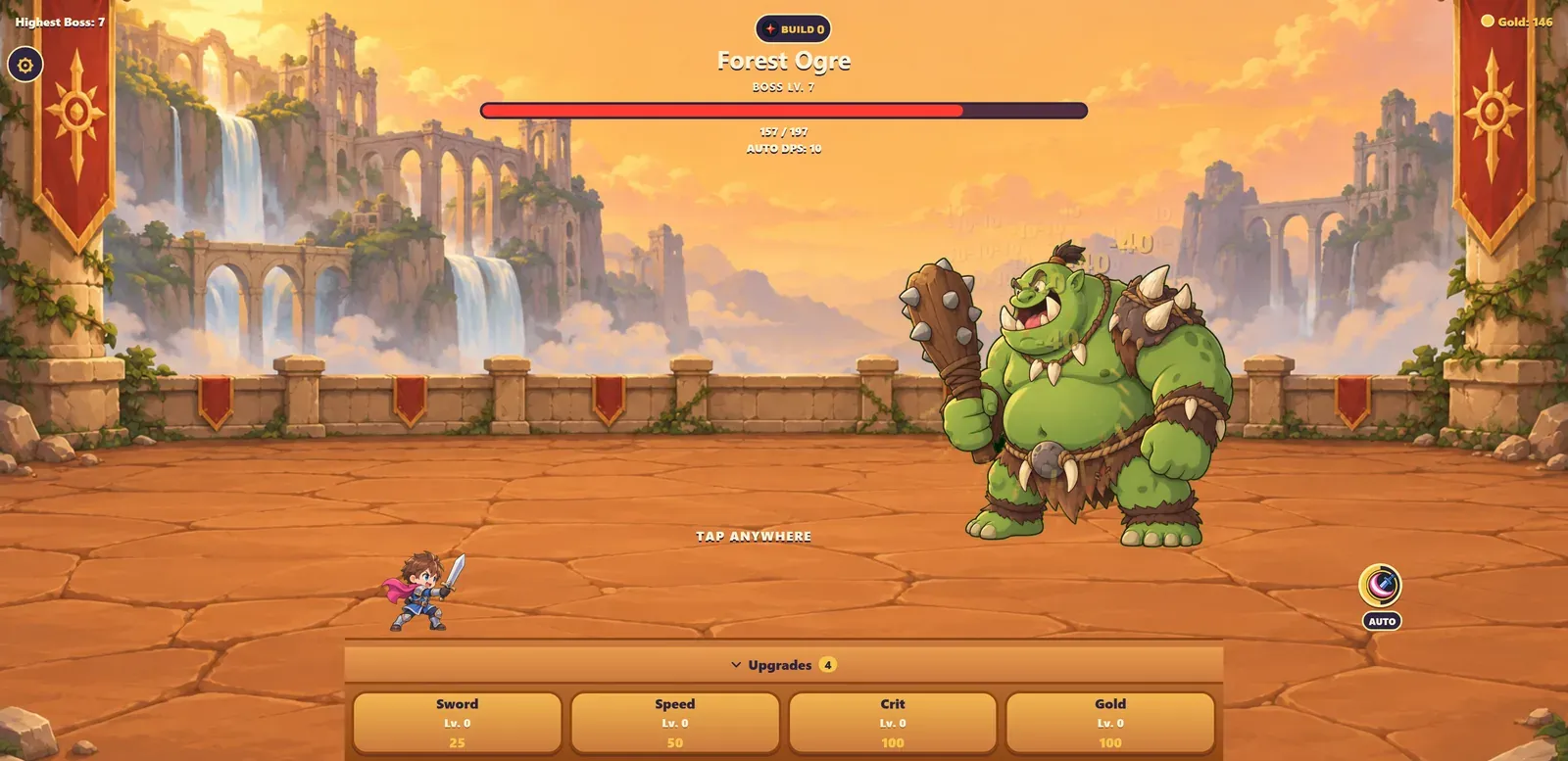 Idle Boss Slayer gameplay screenshot 1