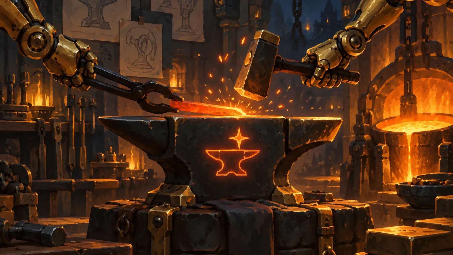 Hephaestus hero artwork